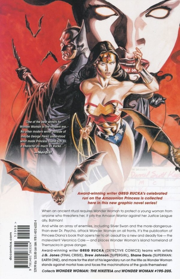 WONDER WOMAN BY GREG RUCKA VOL 01 TP [9781401263324]