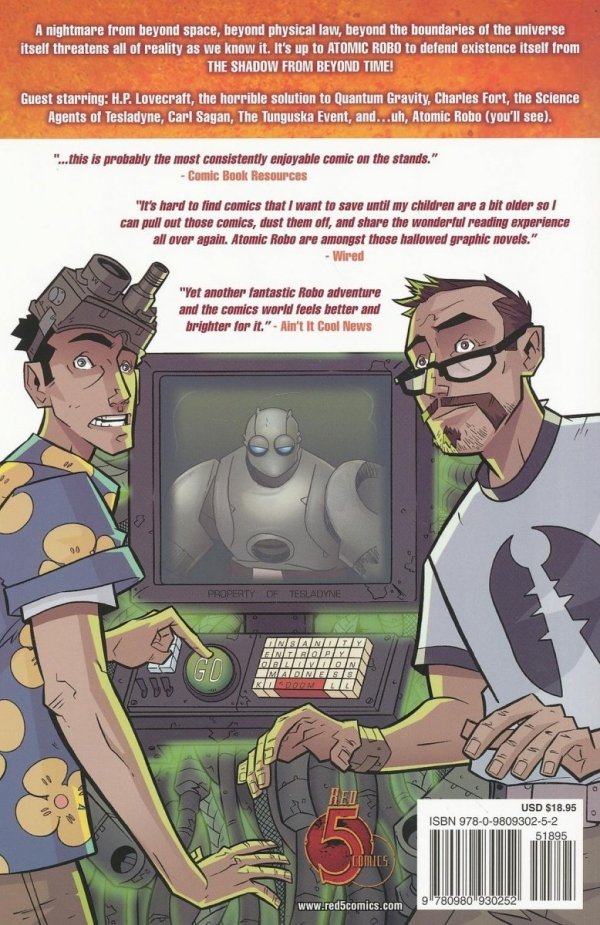 ATOMIC ROBO VOL 03 AND THE SHADOW FROM BEYOND TIME TP [9780980930252] **promocja TOMY**