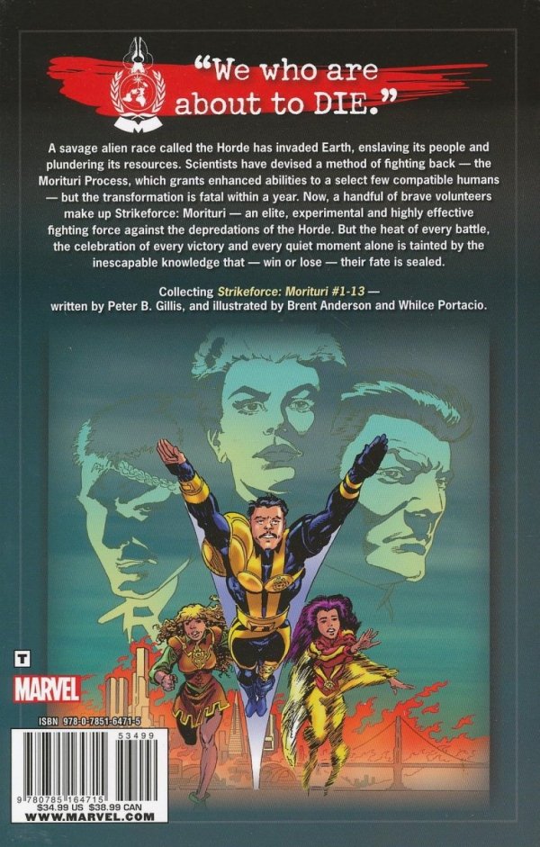 STRIKEFORCE MORITURI VOL 01 TP [9780785164715] **promocja TOMY**