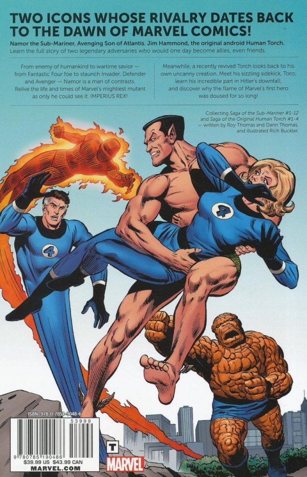 SUB-MARINER AND THE ORIGINAL HUMAN TORCH TP [9780785190486]