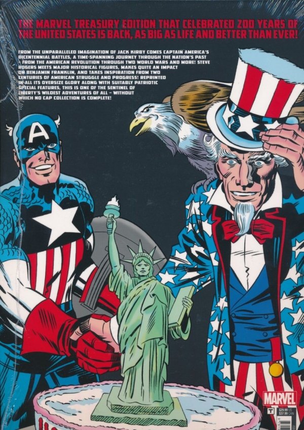 CAPTAIN AMERICAS BICENTENNIAL BATTLES TREASURY EDITION TP [9781302930714] **OFERTA SPECJALNA**