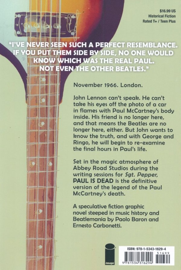 PAUL IS DEAD WHEN THE BEATLES LOST MCCARTNEY TP [9781534316294]