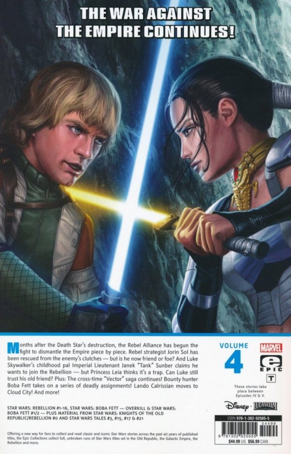 STAR WARS EPIC COLLECTION THE REBELLION VOL 04 TP [9781302925055]