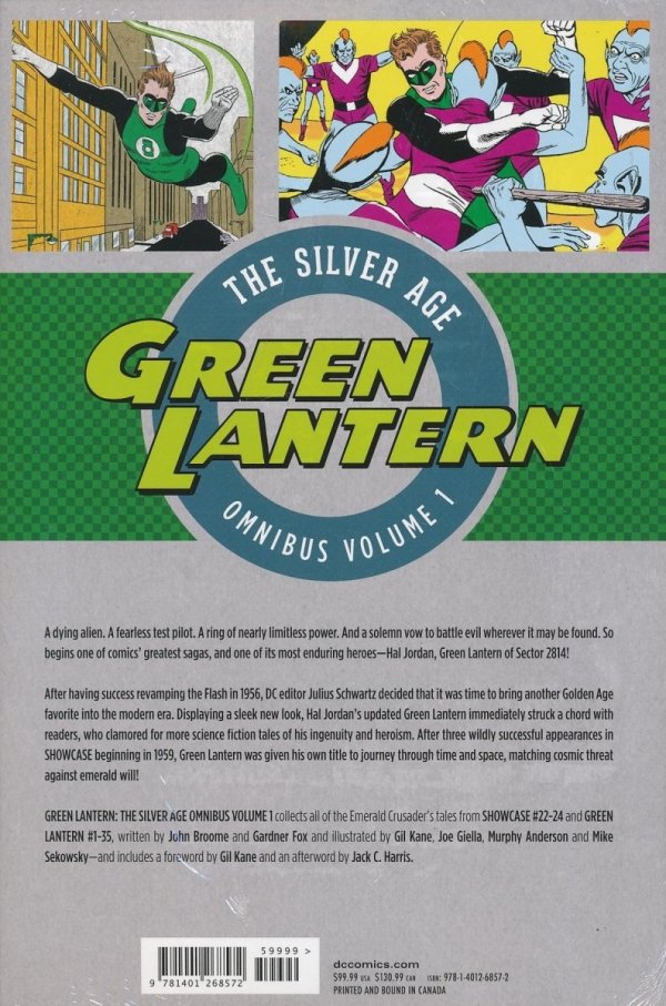 GREEN LANTERN THE SILVER AGE OMNIBUS VOL 01 HC [9781401268572] **OFERTA EKSPOZYCYJNA**