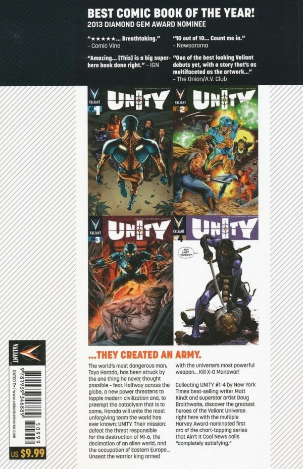 UNITY VOL 01 TO KILL A KING TP [9781939346889] **promocja TOMY**