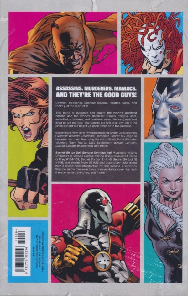 SECRET SIX BY GAIL SIMONE OMNIBUS VOL 01 HC [9781779525956]