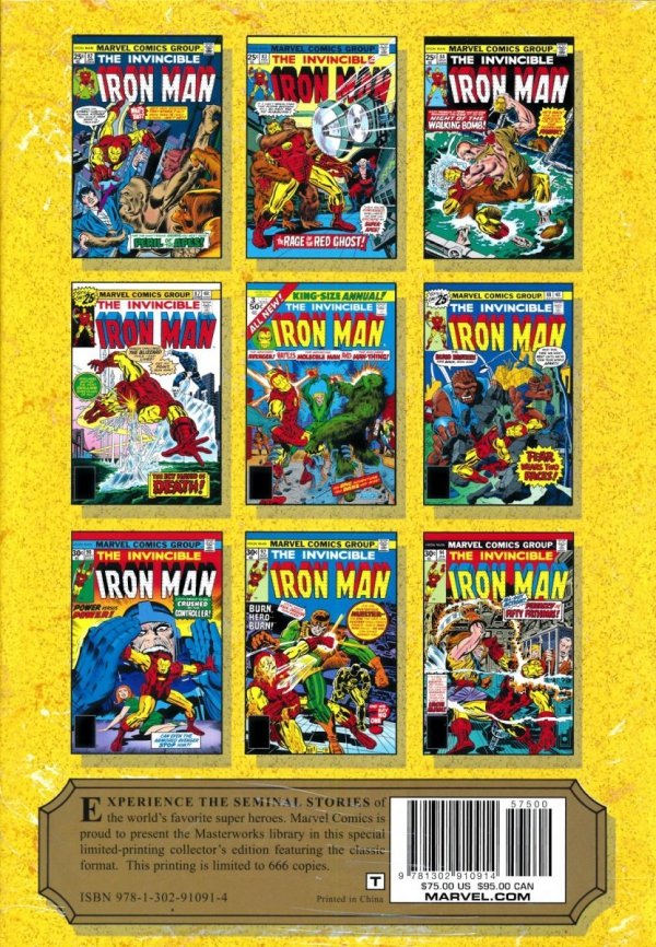MARVEL MASTERWORKS THE INVINCIBLE IRON MAN VOL 11 HC [VARIANT] [9781302910914] **promocja TOMY**