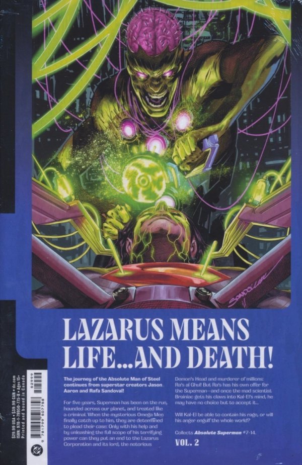 ABSOLUTE SUPERMAN VOL 02 SON OF THE DEMON HC [9781799507758]