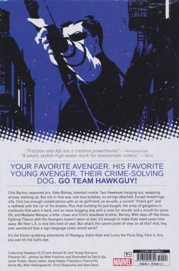 HAWKEYE BY MATT FRACTION AND DAVID AJA OMNIBUS HC [STANDARD] [9781302952822] **OFERTA SPECJALNA**