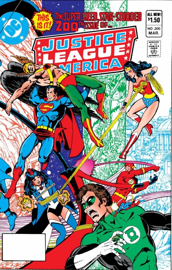 JUSTICE LEAGUE OF AMERICA #200 FACSIMILE EDITION CVR A GEORGE PEREZ [76194139509800111]