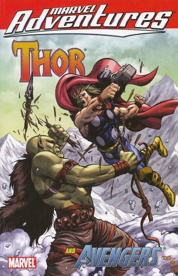 MARVEL ADVENTURES THOR AND AVENGERS TP [9780785133223]