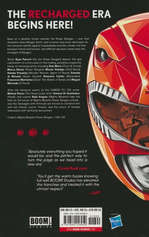 MIGHTY MORPHIN POWER RANGERS RECHARGED VOL 01 TP [9781684158959]