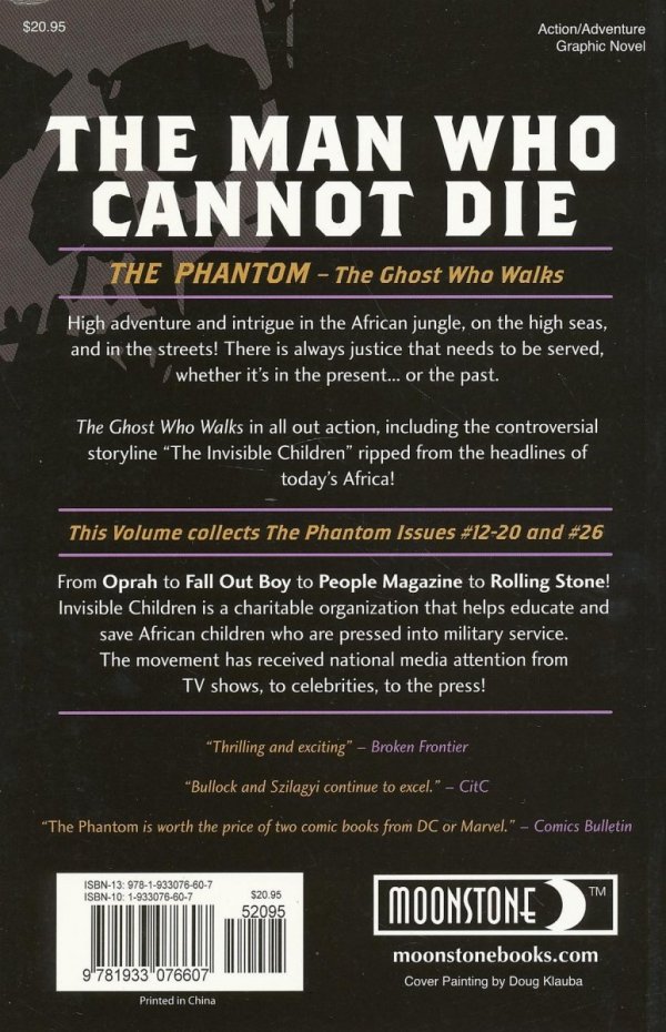 PHANTOM THE MAN WHO CANNOT DIE TP [9781933076607]