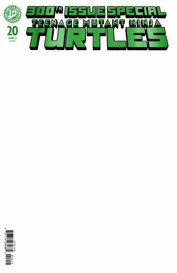TEENAGE MUTANT NINJA TURTLES #20 300TH ISSUE SPECIAL: G FOIL SKETCH VARIANT [82771403315102071]