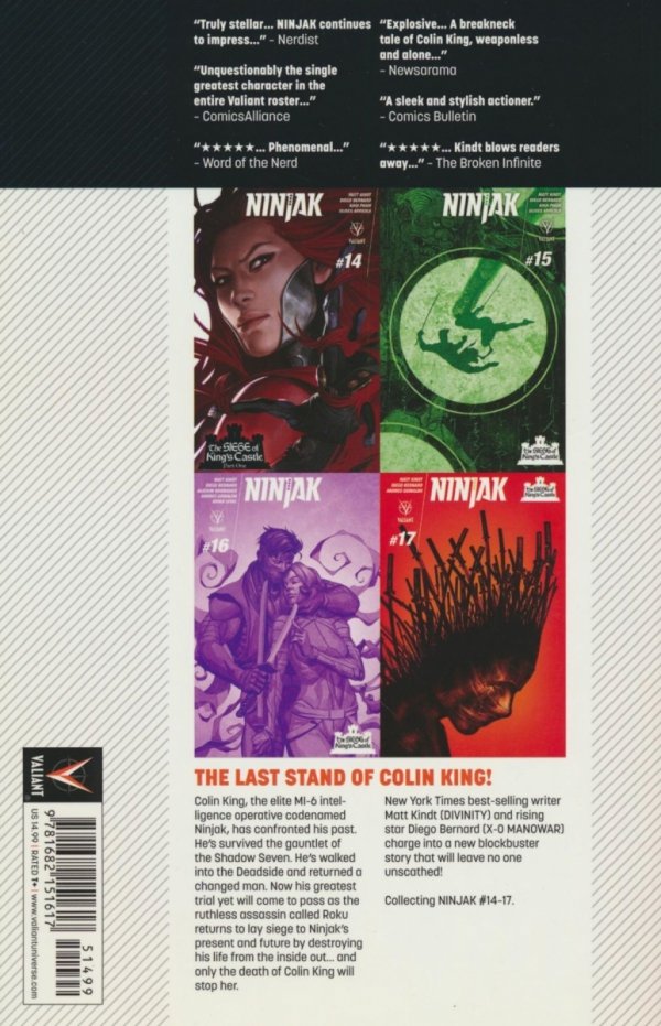 NINJAK VOL 04 THE SIEGE OF KINGS CASTLE TP [9781682151617] **OFERTA SPECJALNA**