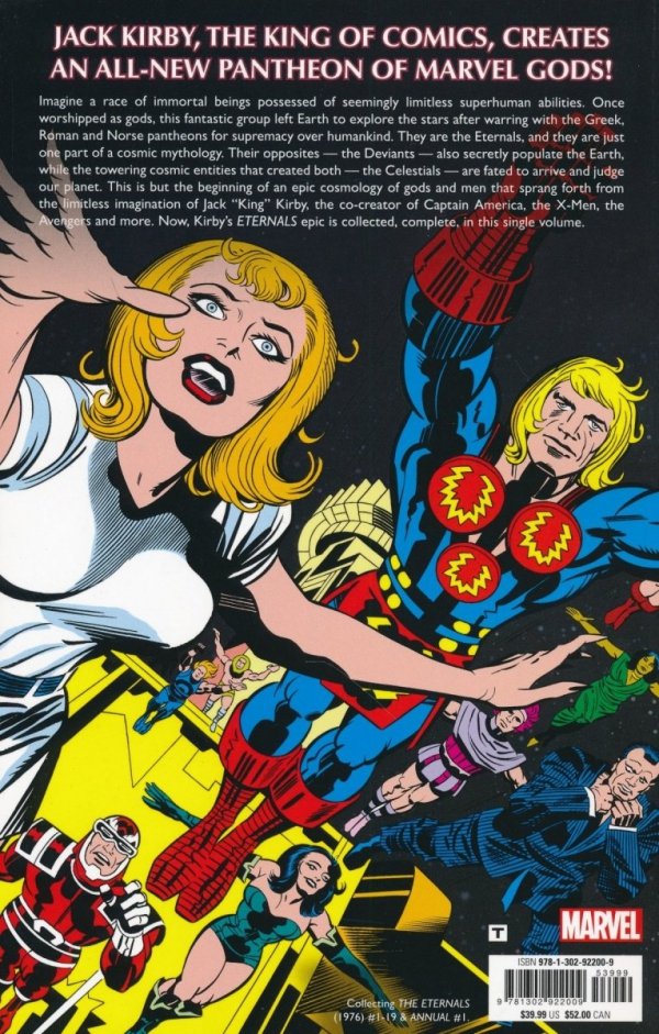 ETERNALS BY JACK KIRBY THE COMPLETE COLLECTION TP [STANDARD] [9781302922009]