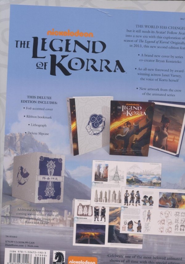 LEGEND OF KORRA THE ART OF THE ANIMATED SERIES VOL 01 AIR DELUXE EDITION HC [9781506721903]