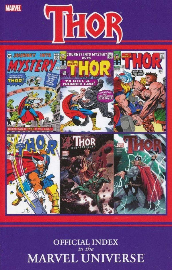 THOR OFFICIAL INDEX TO THE MARVEL UNIVERSE TP [9780785150985] **promocja TOMY**