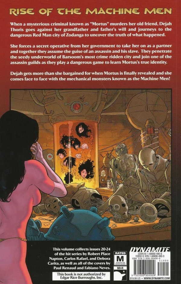 WARLORD OF MARS DEJAH THORIS VOL 05 RISE OF THE MACHINE MEN TP [9781606904909] **promocja TOMY**