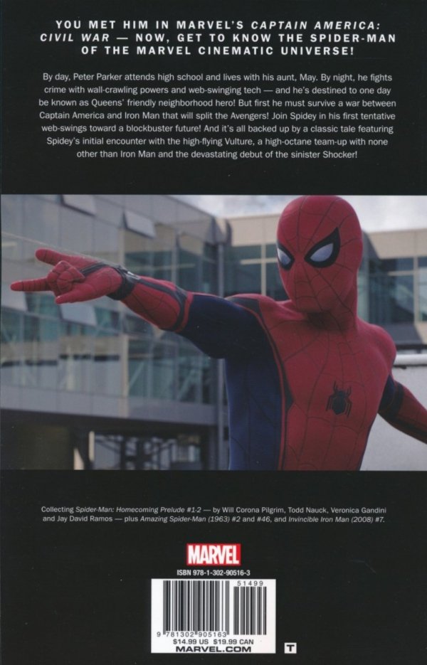 SPIDER-MAN HOMECOMING PRELUDE TP [9781302905163]