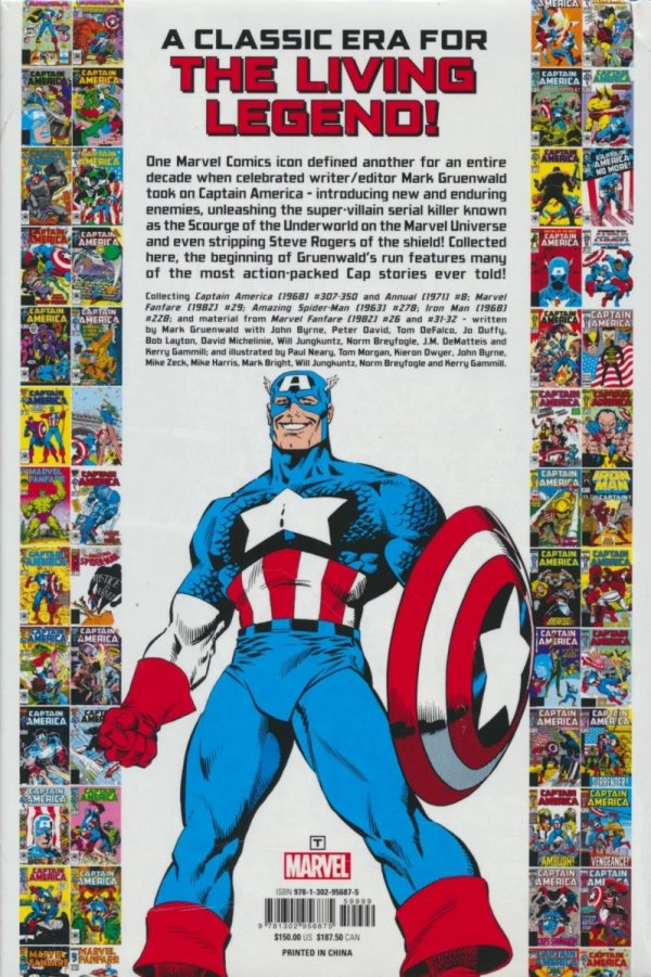 CAPTAIN AMERICA BY MARK GRUENWALD OMNIBUS VOL 01 HC [STANDARD] [9781302956875] **OFERTA SPECJALNA**