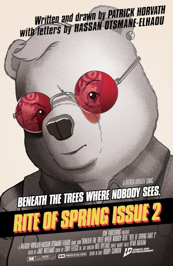 BENEATH THE TREES WHERE NOBODY SEES RITE OF SPRING #2 VARIANT B FLEECS MOVIE HOMAGE COVER [82771403432500221]