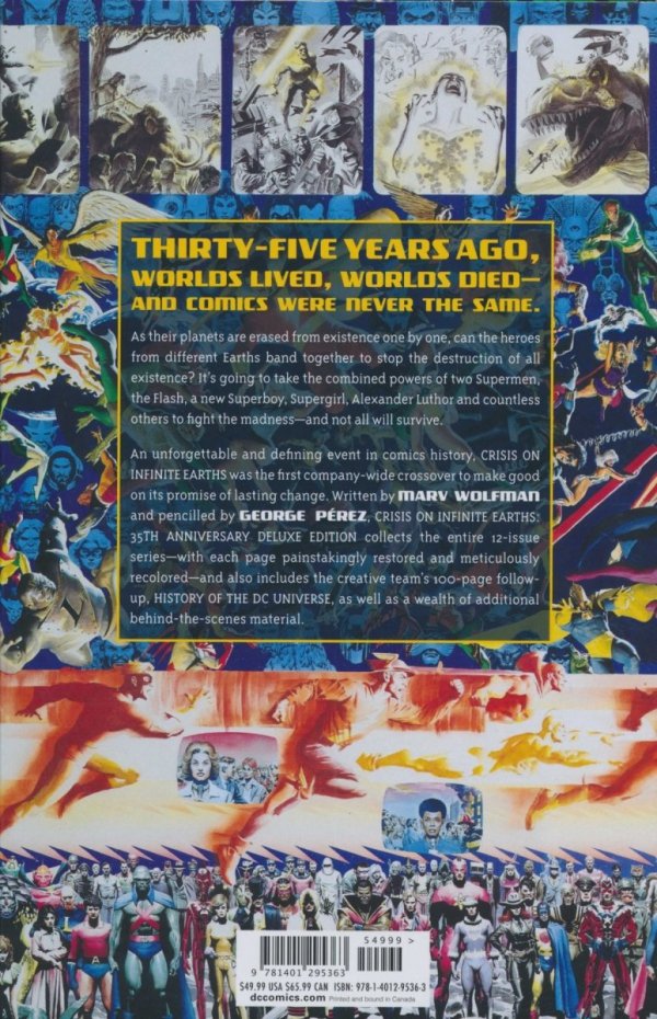 CRISIS ON INFINITE EARTHS DELUXE EDITION HC [9781401295363] **OFERTA SPECJALNA**