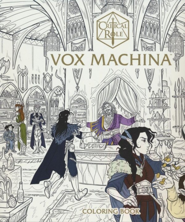 CRITICAL ROLE VOX MACHINA COLORING BOOK TP [9781506734248] **PROMOCJA RABAT 40%**