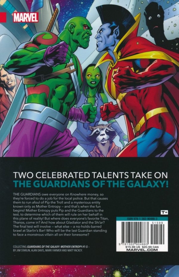GUARDIANS OF THE GALAXY MOTHER ENTROPY TP [9781302904883]