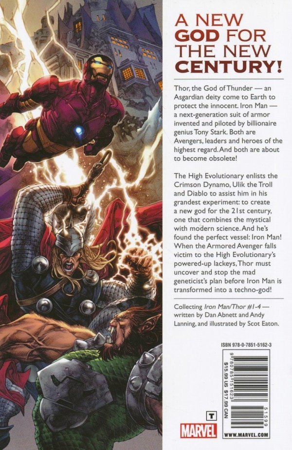 THOR IRON MAN GOD COMPLEX TP [9780785151623]