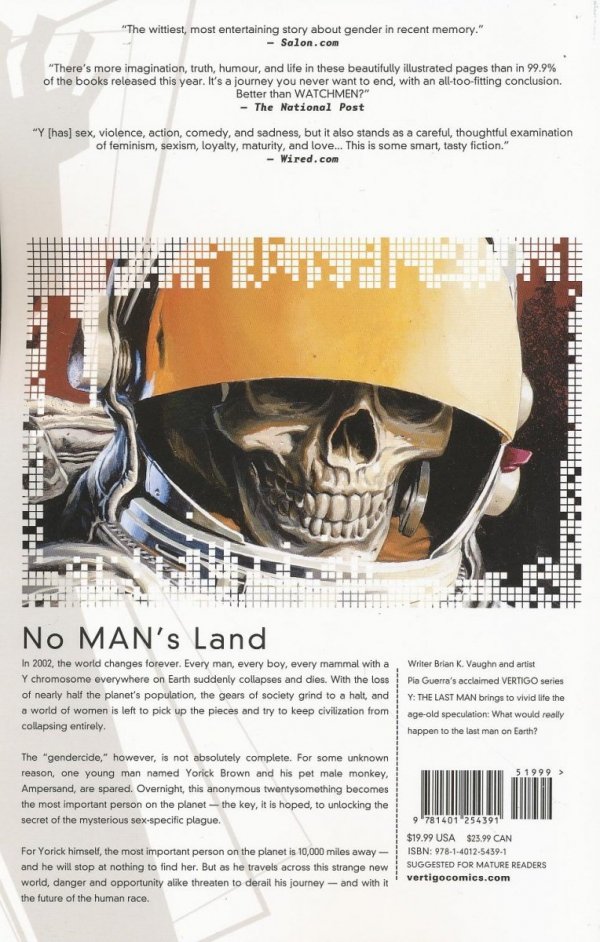 Y THE LAST MAN VOL 02 TP [9781401254391] **OFERTA SPECJALNA**