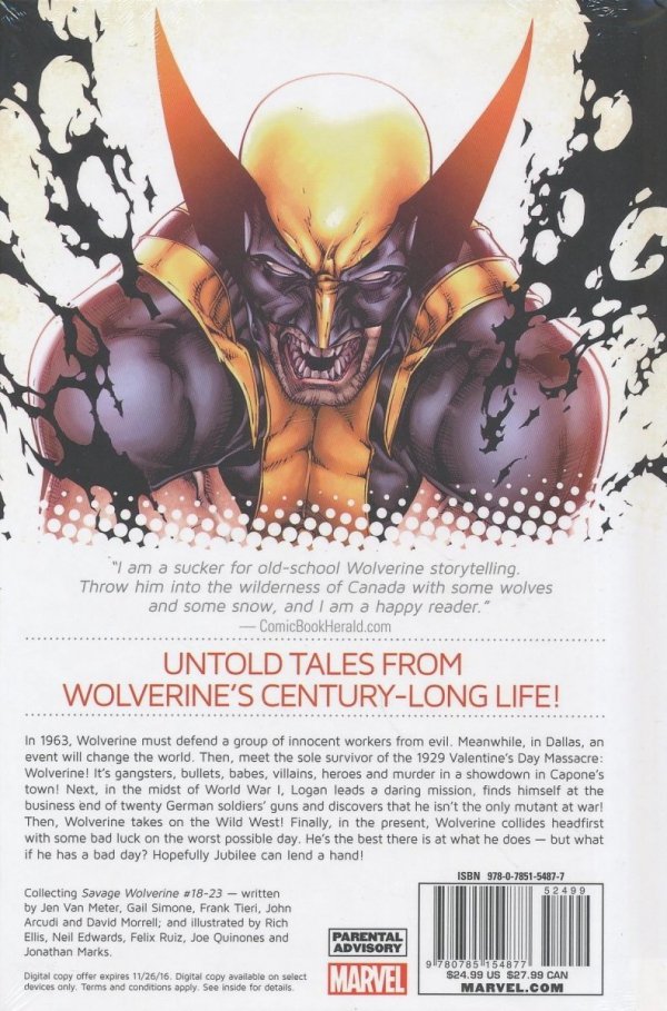 SAVAGE WOLVERINE VOL 04 THE BEST THERE IS HC [9780785154877] **promocja TOMY**