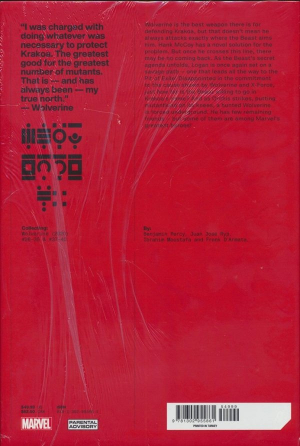 WOLVERINE BY BENJAMIN PERCY VOL 03 HC [9781302955861] **promocja STOCK SALE**