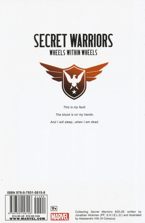 SECRET WARRIORS BY JONATHAN HICKMAN VOL 06 TP [9780785158158] **promocja TOMY**