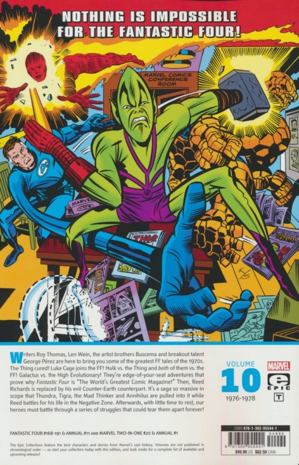 FANTASTIC FOUR EPIC COLLECTION COUNTER-EARTH MUST DIE TP [9781302955441] **promocja TOMY**