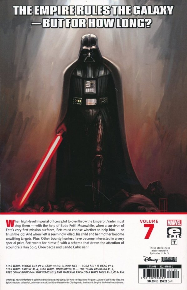 STAR WARS EPIC COLLECTION THE EMPIRE VOL 07 TP [9781302946012]