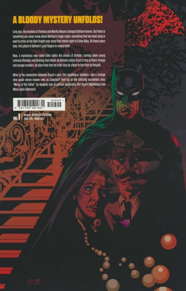 BATMAN DETECTIVE COMICS VOL 01 MERCY OF THE FATHER TP [9781799501831]