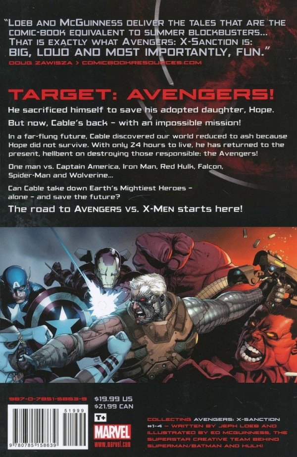 AVENGERS X-SANCTION TP [9780785158639] **promocja TOMY**