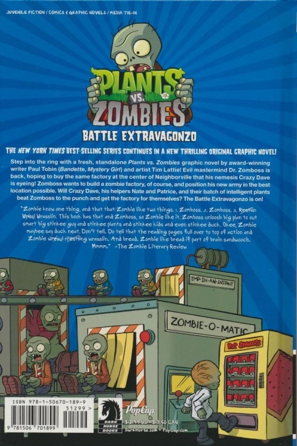 PLANTS VS ZOMBIES BATTLE EXTRAVAGONZO HC [9781506701899]