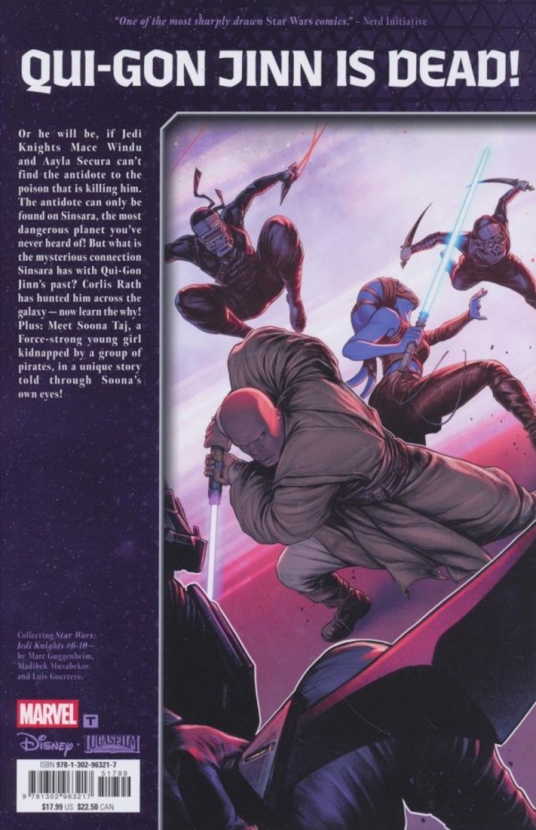 STAR WARS JEDI KNIGHTS VOL 02 A HIGHER PATH TP [9781302963217]