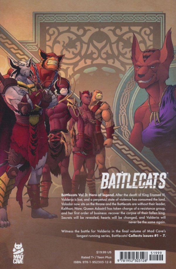 BATTLECATS VOL 03 HERO OF LEGEND TP [9781952303128]
