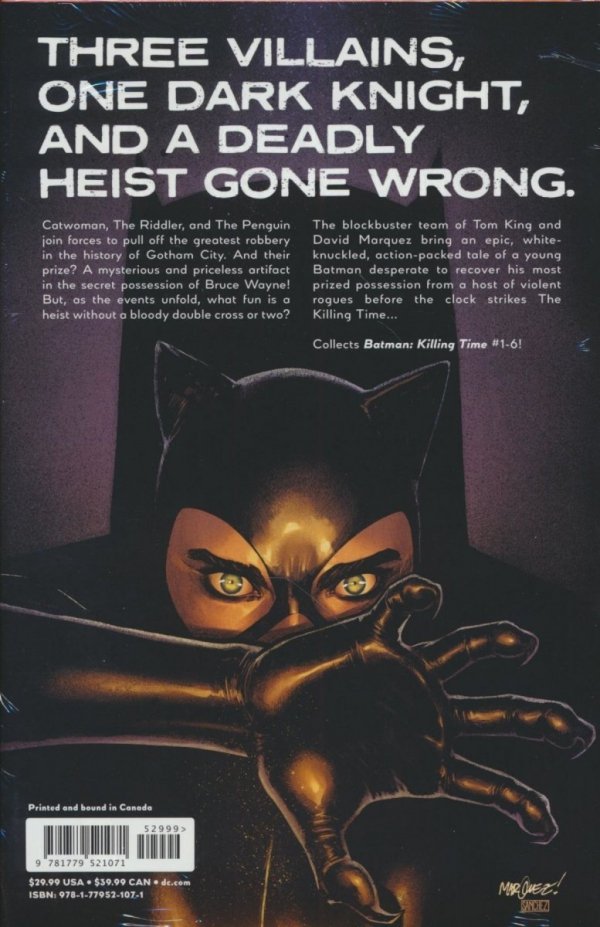 BATMAN KILLING TIME HC [VARIANT] [9781779521071] **promocja TOMY**
