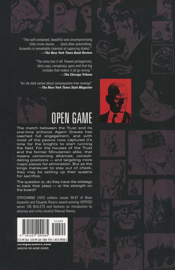 100 BULLETS VOL 09 STRYCHNINE LIVES TP [9781401209285] **OFERTA SPECJALNA**