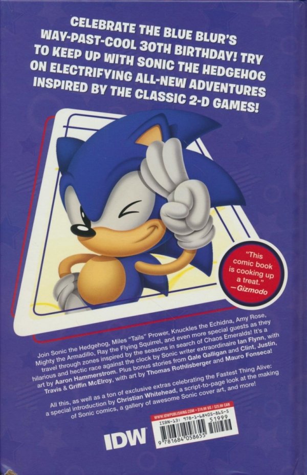 SONIC THE HEDGEHOG 30TH ANNIVERSARY CELEBRATION THE DELUXE EDITION HC [9781684058655]