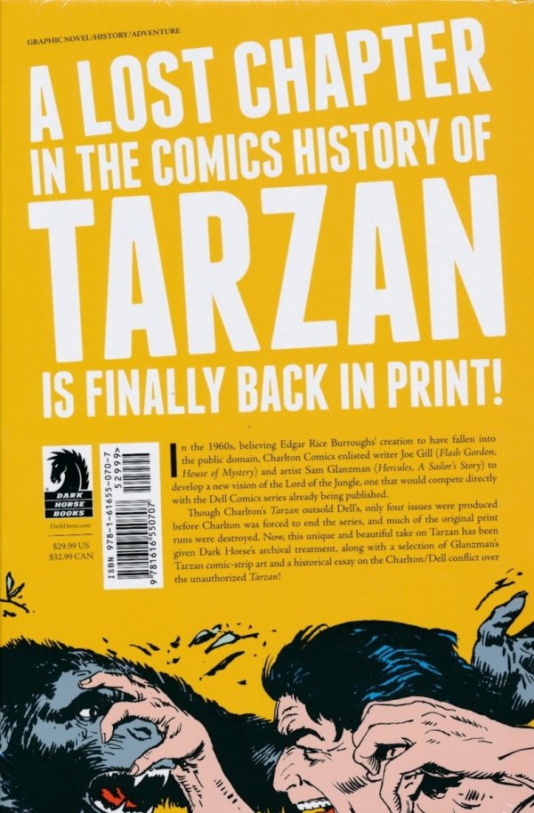 UNAUTHORIZED TARZAN HC [9781616550707]