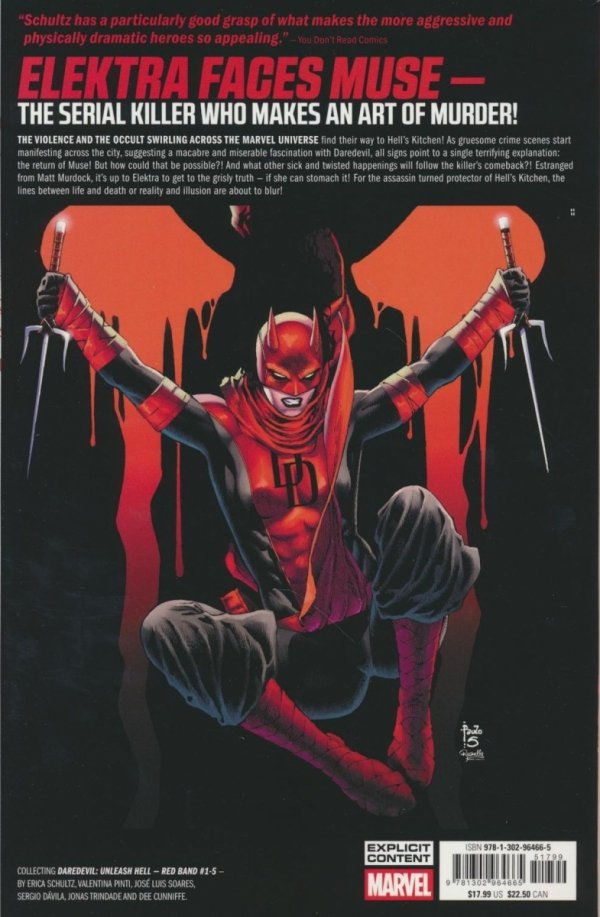 DAREDEVIL UNLEASH HELL RED BAND TP [9781302964665]