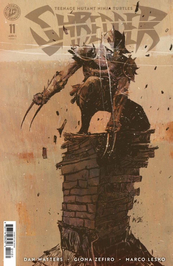 TEENAGE MUTANT NINJA TURTLES SHREDDER #11 VARIANT C WOOD [82771403435601131]