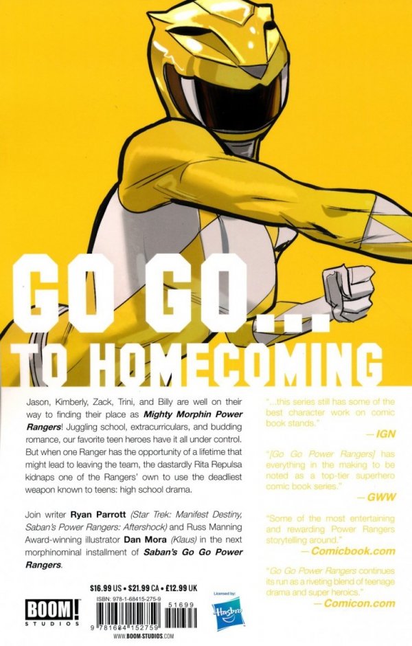 GO GO POWER RANGERS VOL 02 TP [9781684152759]