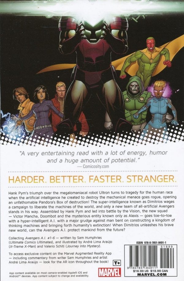 AVENGERS AI VOL 01 HUMAN AFTER ALL TP [9780785184911] **PROMOCJA TOMY**