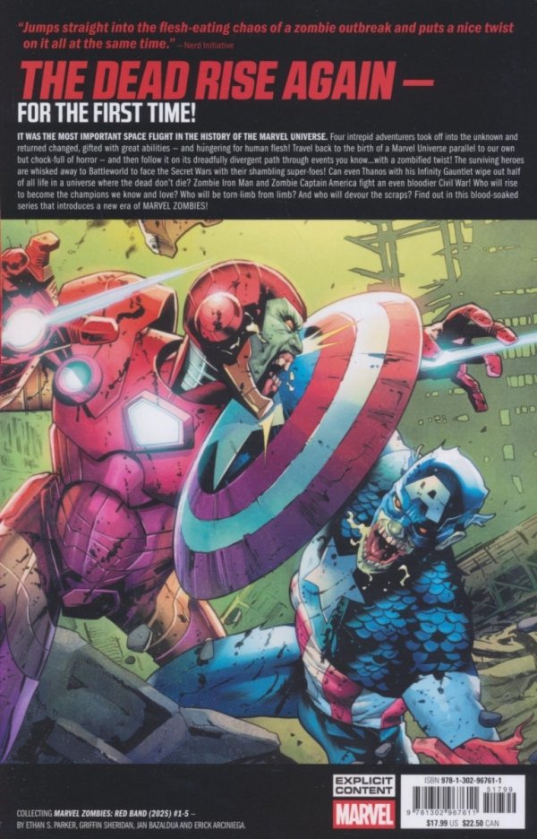 MARVEL ZOMBIES RED BAND DEATH STORY TP [9781302967611]
